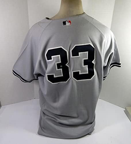 2006 New York Yankees 33 Game usou Grey Jersey 48 DP44043 - Jerseys MLB usada para jogo MLB