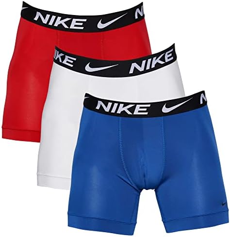 Nike Men's Dri-Fit Essential Micro Long Boxer Briefs 3 pacote