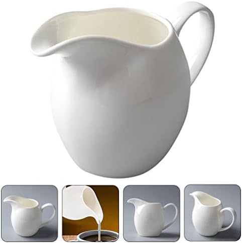Hemoton Mini Creamer Creamer Coffee Milk Creamer arremessador Porcelana Molho de molho de barco Copo de