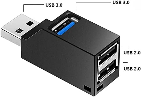 LhllHl USB 3.0 Adaptador Extrender Mini Splitter Box 3 para PC Laptop Telefone Celular High