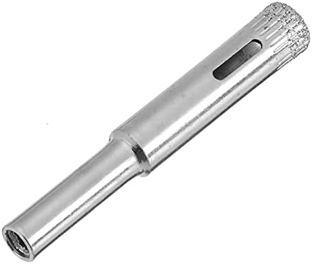 Cortador de moagem de superfície 5pcs Metal Diamond Hole Drill Drill Bit Tool Conjunto de prata,