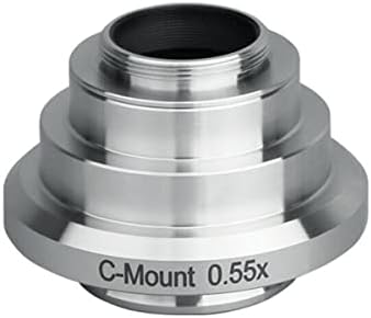 Acessórios Smicroscope para adultos 0,35x 0,55x 1x Adaptador de lente MniFier Adaptador de aço inoxidável