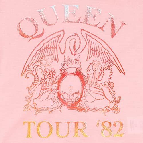 Camiseta gráfica queen rock band e shorts terry francês