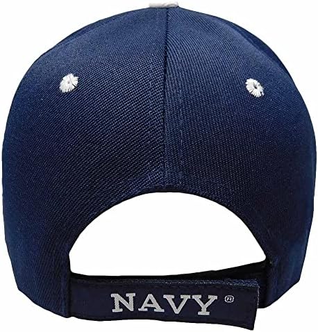 A âncora da Marinha dos EUA define a liberdade desde 1775 redemoinhos azul marinho acrílico bordado ajustável