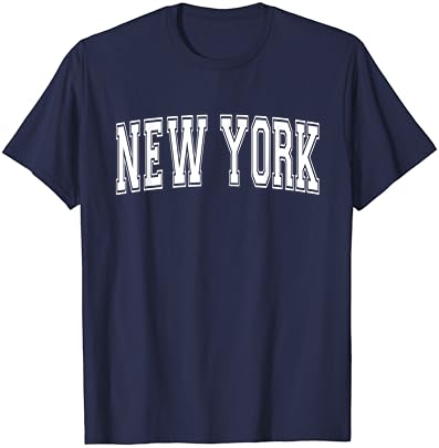 Nova York NY Nova York EUA T-shirt Vintage Sports Varsity