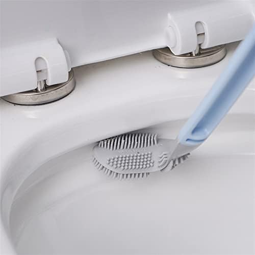 Pincel de escova de vaso sanitário amabeamts pincéis de silicone para limpeza de banheiros de limpeza