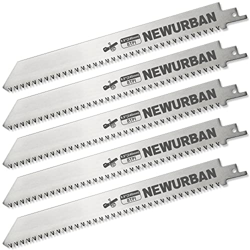 Newurban 5 pacote de aço inoxidável Blades de serra de aço inoxidável