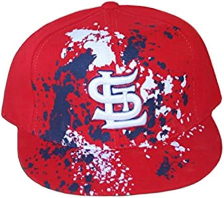 St. Louis Cardinals Paint Splatter Capt Cap - vermelho