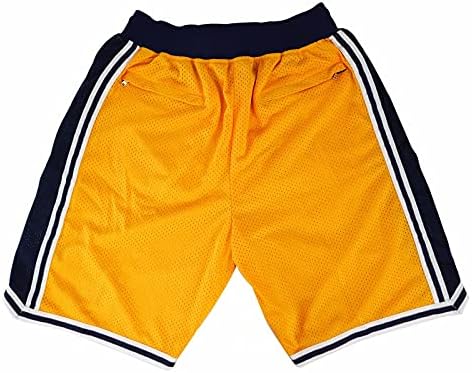 Bicrjox fãs shorts de basquete atlético Treinamento de treino seco rápido Mesh calças curtas com bolsos