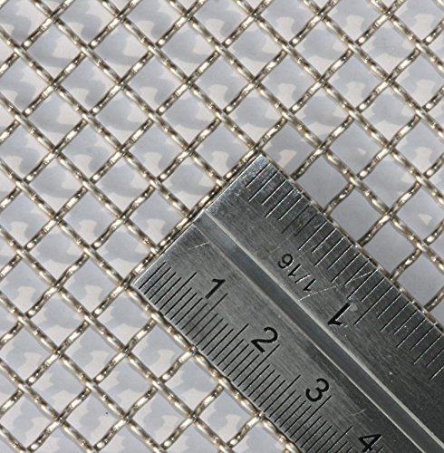 Grade de malha de corte de diamante - contagem de malha: 4 malha, dimensões: 31cm x 140cm - por inóxia