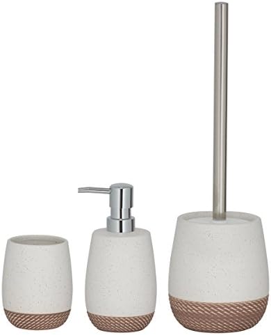 Escova de vaso sanitária de porcelana de foca, areia, tamanho único