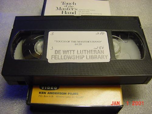 Fita VHS do toque da mão do mestre, a versão completa da versão 64:20. Um filme magnífico baseado em