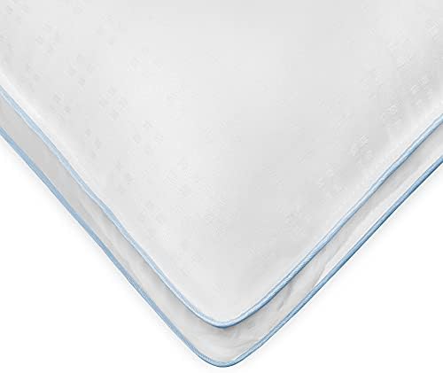 Suíte de luxo misturada Fibra e Gel Bad Jumbo Bed Standard/Queen Pillow, White