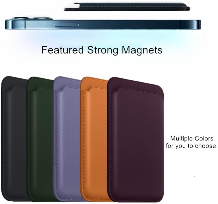 Suporte de cartão magnético Waass para trás do telefone. Compatível com o iPhone 14 e 13 12 Series