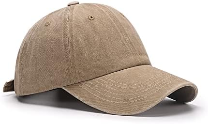 Capas de beisebol Cores sólidas Chapéu ajustável de algodão que quente e mulheres