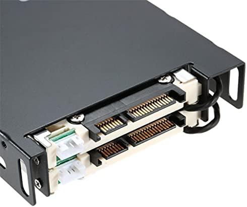 BBSJ Dual Bay 2,5 polegada SATA III Disco rígido HDD & SSD Bandeja Caddy Caddy Interno Mobile Rackic