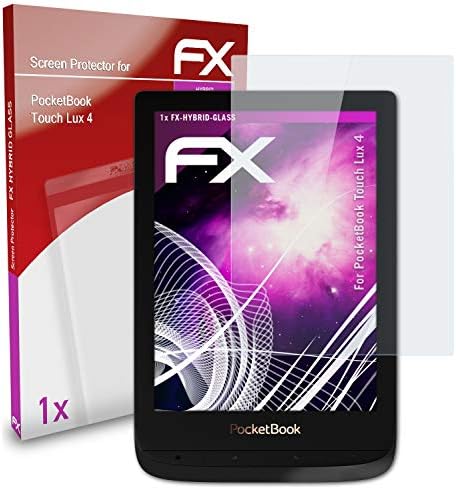 Atfolix Plastic Glass Protective Film Compatível com Pocketbook Touch Lux 4 Glass Protector, 9H Protetor de tela