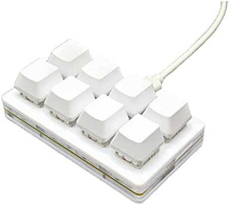 Hiccyrodly Portable Mini 8 Teclado de teclado DIY Função de teclado DIY Teclado Teclado Programável Teclado Mecânico Teclado