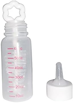 Kit de garrafa de alimentação de animais de estimação WorGenaw, incluindo chupeta de silicone, garrafa