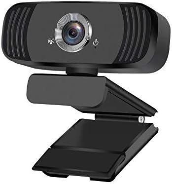 Paraquat 360 ° Webcam rotativo com microfone e cobertura de privacidade, webcams de desktop para laptop PC 1080p HD, transmissão ao vivo da Web Camera, Webcam de PC USB para Chamada de Vídeo Recording Conference
