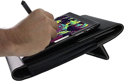 Broonel Leather Graphics Tablet Folio Case - Compatível com xp -pen déco mw desenho gráfico tablet