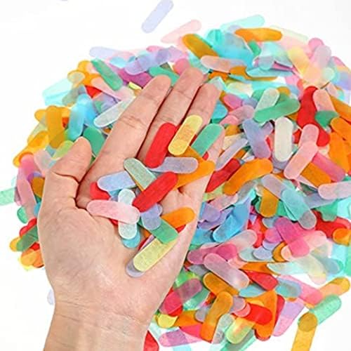 Tuimiyisou Sheet Sprinkle Confetti Dount Baby Shower Table Confetti Rainbow Confetti de Rainbow Colorf