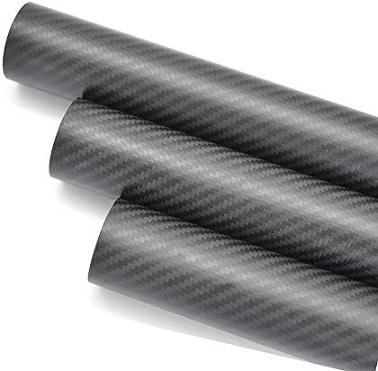 Tubo de fibra de carbono de 3k de 3k OD 32mm x ID 30mm x 1000mm 3k Matt Twill Roll embrulhado