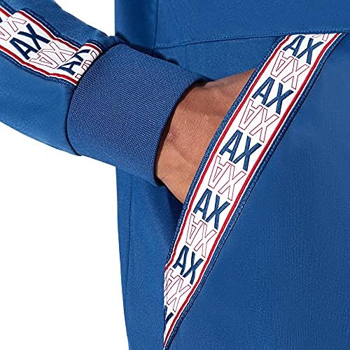 A | X Armani Exchange Men's Polyester Tricot Zip Jacket
