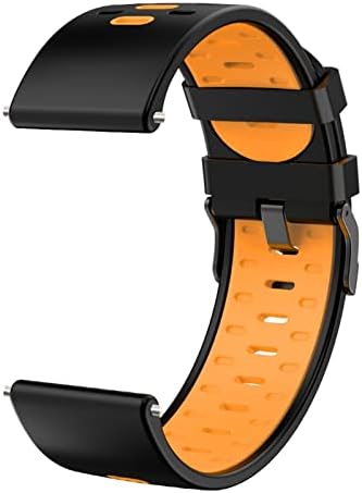 Aehon 22mm Silicone tiras para Suunto 9 Peak Outdoors Sport Smart Watch Breathable para a pulseira de banda de