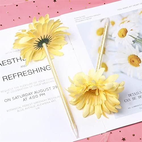 Caneta de girassol quul sunflower esferográfica de canetas de canetas de flor de rosa planta de presente