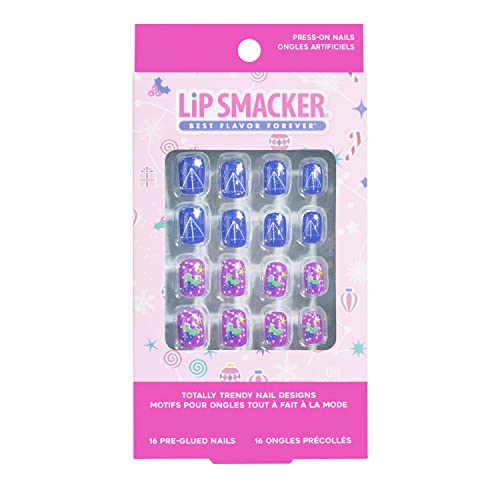 Lip Smacker Original & Best Holiday Press On Unhines Stocking Gifts de Natal para meninas crianças