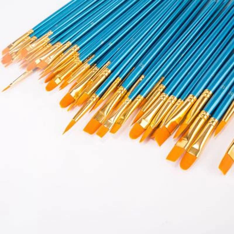 LhllHl Detalhe Definir conjunto de pincel sintético Manuse curto Brush suprimentos de arte suprimentos