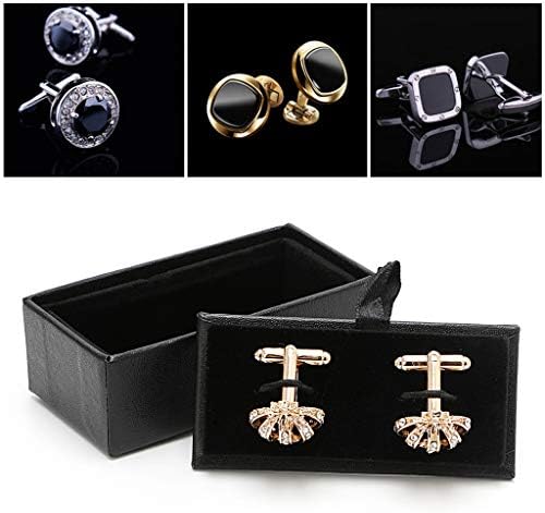 Diadypiece anéis de breol de armazenamento, anéis de brinco organizador de caixas de caixa, breando de jóias Cufflink