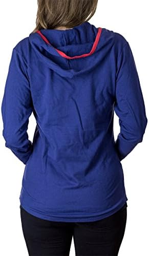 LOGO OFICIAL DO EQUIPE DA NHL Ladies French Terry Cover Up Fashion Hoodie Tunic