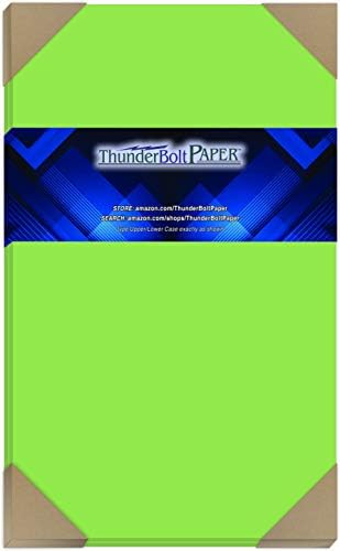50 verde de menta brilhante 65 lb | papel para cartão - 8,5 x 14 polegadas legal e tamanho do menu