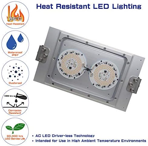 THT 80W LED LED resistente ao calor, 85 ° C resistente ao calor, luz LED de alta temperatura com IP à prova