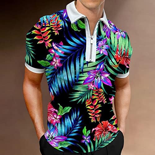 Camisas da moda masculina Camisas de golfe casuais de manga longa Camisas de golfe coloridas algodão de algodão