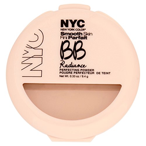 N.Y.C. New York Color BB Radiance Perfeitor pó, naturalmente bege, 0,33 onça