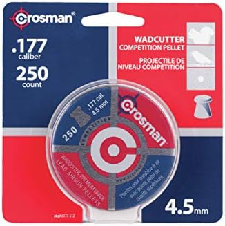 Crosman 6177 .177 calibre de 7,4 grãos de belisões de nose plana