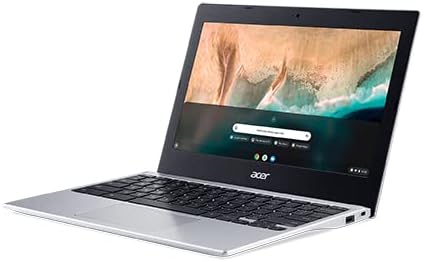 Acer 2022 11,6 IPS Ultra-Light Chromebook, processador quad-core ARM Até 2,0 GHz, memória DDR4 de 4 GB,