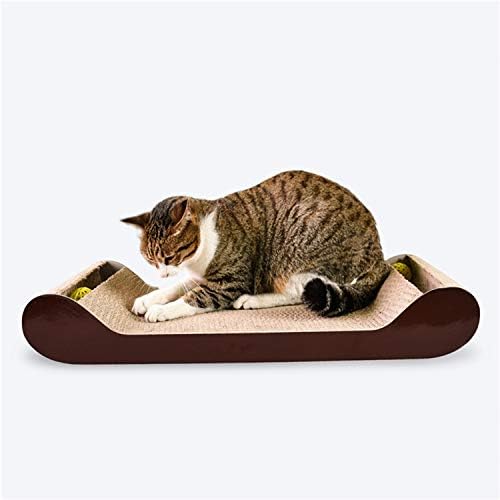 Sofá de gato em forma de sofá de amor, móveis de gato de gato papel gato de gato suprimentos de