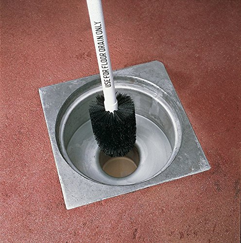 Esparta 4014600 Pincel de dreno de piso de plástico, escova de limpeza de drenagem com rosca feminina