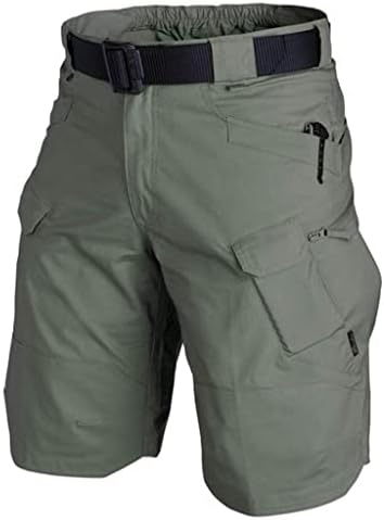 N/A Men Shorts Urbanos Urbanos ao ar livre resistente a desgaste com calças de caminhada rápida seca seca de bolso