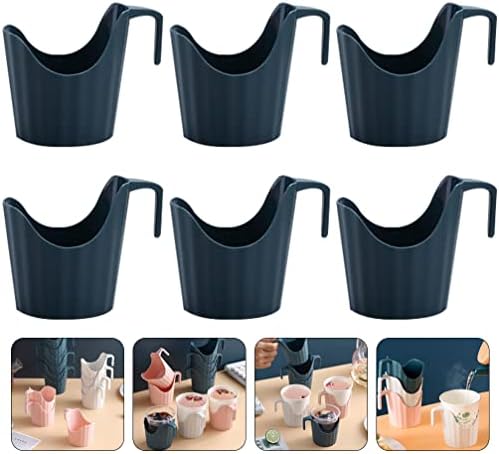 Zerodeko Tumbler 6pcs Hot Cup Tounds Capa de papel Copo de copo de xícaras de café descartáveis ​​de copo