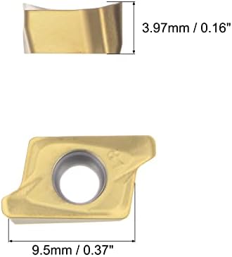 Uxcell Carbide Turning Inserts RT100308R NZ5130 Ferramenta de moagem CNC para R8-FMB27+80 Turning Solder