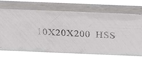 Novo LON0167 MACHINIST METALWORKING Apresentava Cutting Torno HSS Ferramenta de eficácia confiável Bit 10x20x200mm