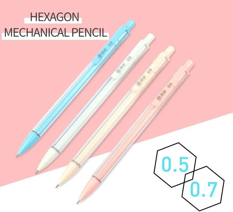 Lápis mecânicos de 0,5/0,7 mm de quul com recarga do aluno Uso de lápis mecânicos Testes de teste