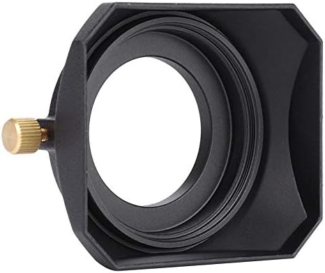 Momba do capô da lente quadrada qiilu, acessório para camcordro digital para DV e filtro de lente de câmera de vídeo digital