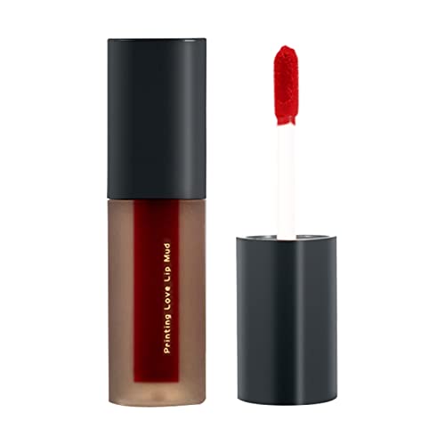 Lip Gloss Clear Packaging Velvet Lipstick para uso diário não fácil de desaparecer sem maquiagem fora