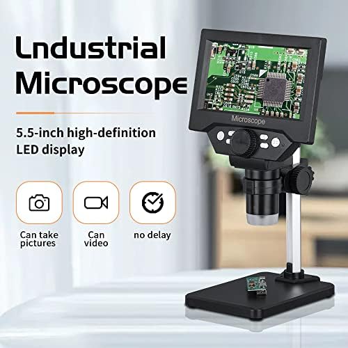 XIXIAN 5,5 polegadas LCD Microscópio eletrônico Microscópio industrial de 10 megapixels Microscópios industriais